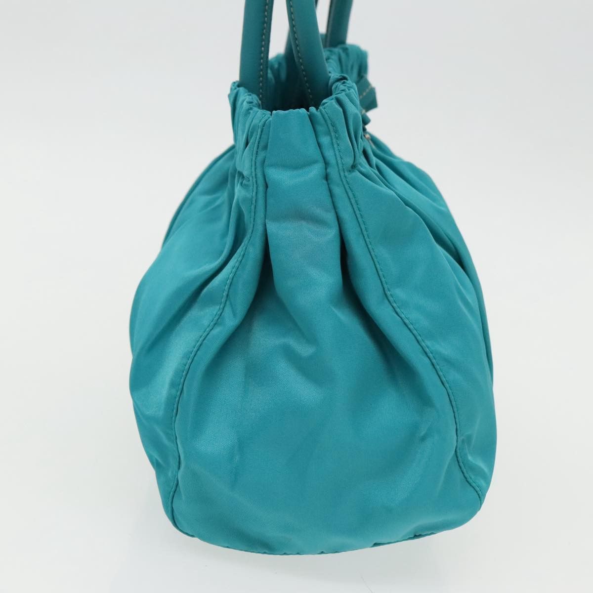 Prada Re-Nylon Turquoise Synthetic Handbag (Pre-Owned) Size ONE SIZE - 3 Thumbnail