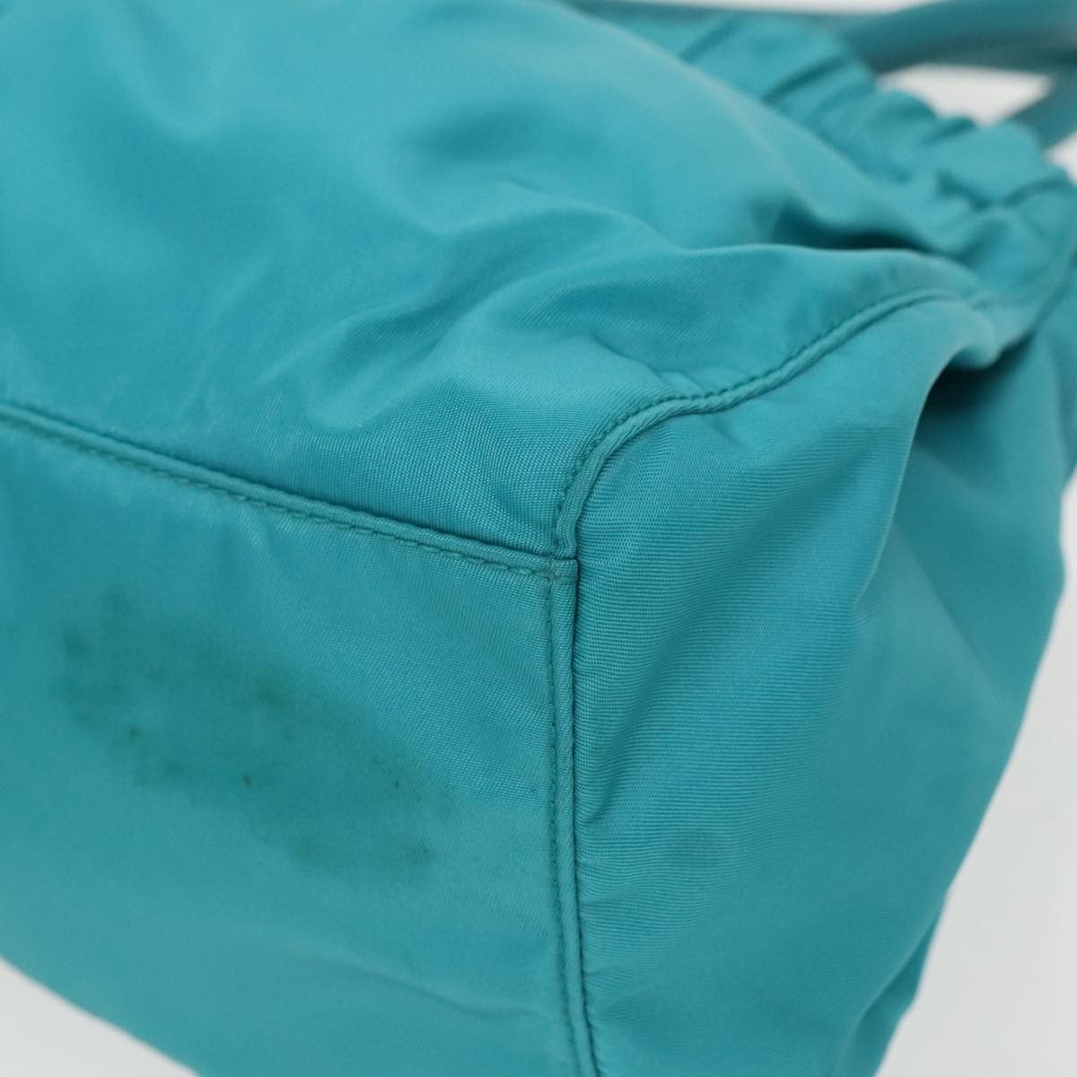 Prada Re-Nylon Turquoise Synthetic Handbag (Pre-Owned) Size ONE SIZE - 8 Thumbnail