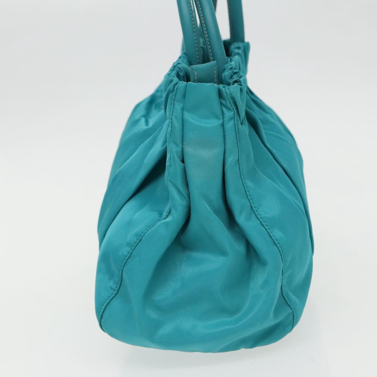 Prada Re-Nylon Turquoise Synthetic Handbag (Pre-Owned) Size ONE SIZE - 4 Thumbnail