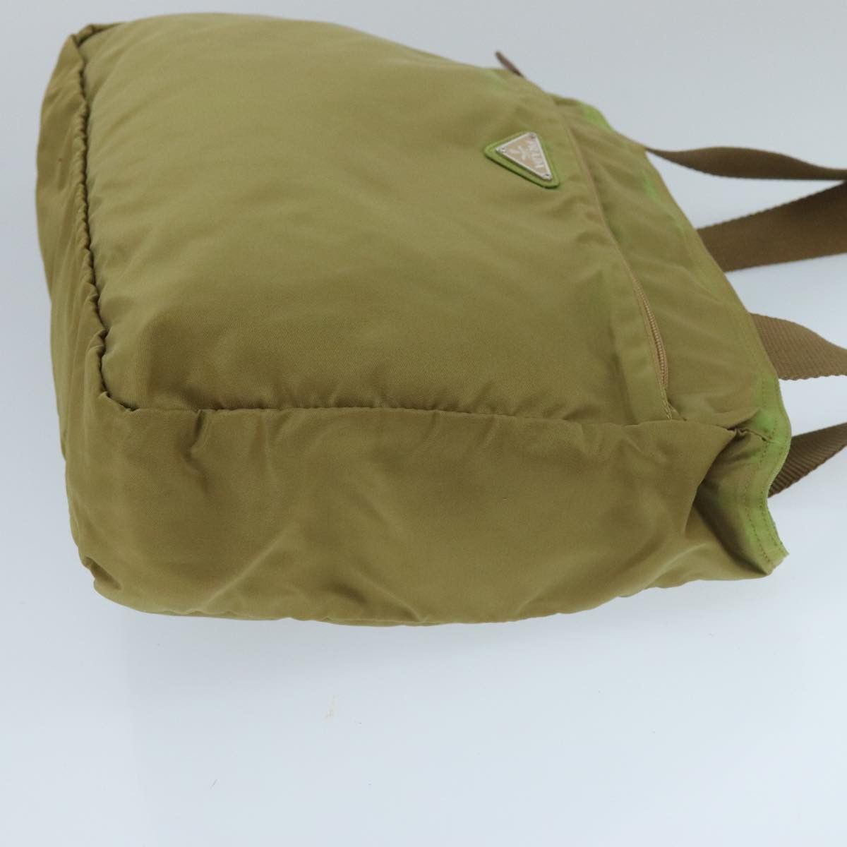 Prada Tessuto Khaki Synthetic Tote Bag (Pre-Owned) Size ONE SIZE - 3 Thumbnail