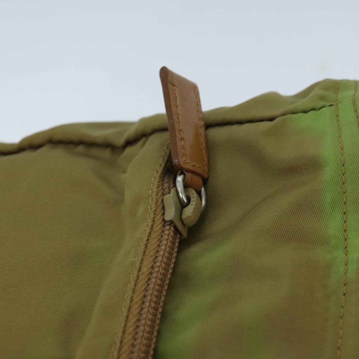Prada Tessuto Khaki Synthetic Tote Bag (Pre-Owned) Size ONE SIZE - 7 Thumbnail