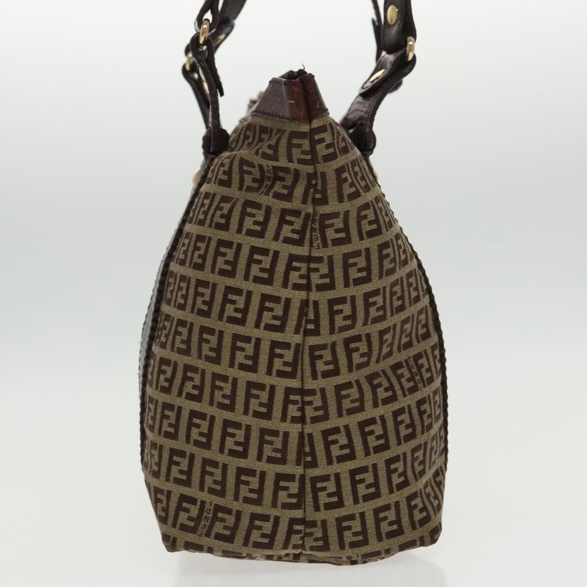 Fendi Zucchino Beige Canvas Tote Bag (Pre-Owned) Size ONE SIZE - 3 Thumbnail