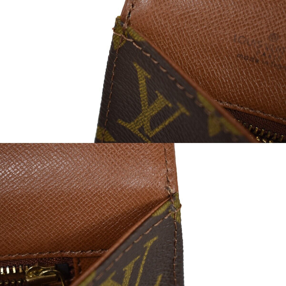 Louis Vuitton Pochette Brown Canvas Clutch Bag (Pre-Owned) Size ONE SIZE - 13 Thumbnail