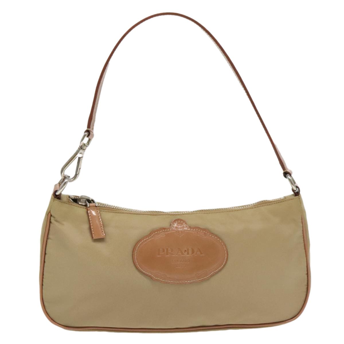 Prada Beige Synthetic Handbag (Pre-Owned) Size ONE SIZE - 2 Thumbnail