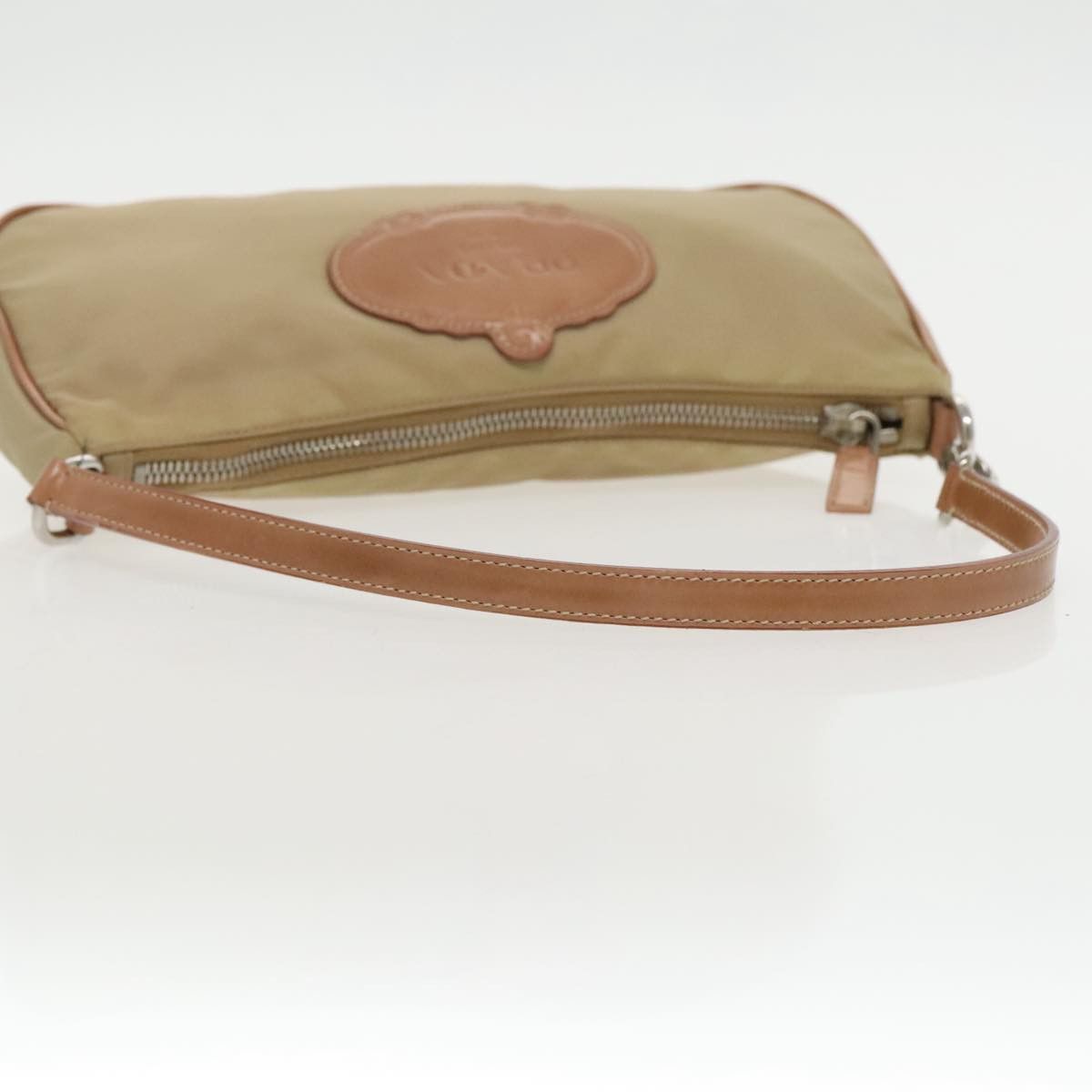 Prada Beige Synthetic Handbag (Pre-Owned) Size ONE SIZE - 7 Thumbnail