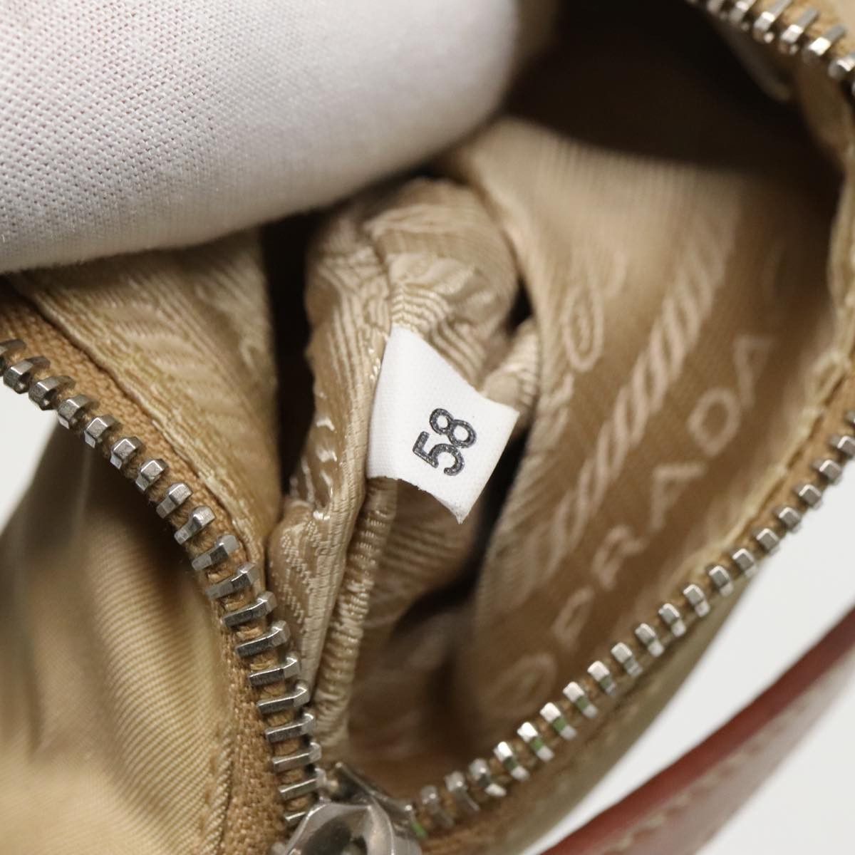 Prada Beige Synthetic Handbag (Pre-Owned) Size ONE SIZE - 20 Thumbnail