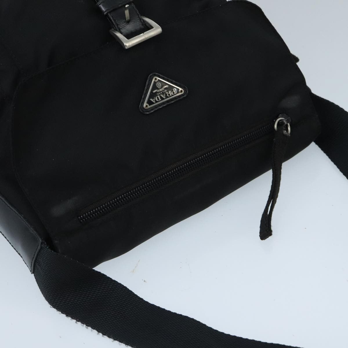 Prada Black Synthetic Shoulder Bag (Pre-Owned) Size ONE SIZE - 6 Thumbnail