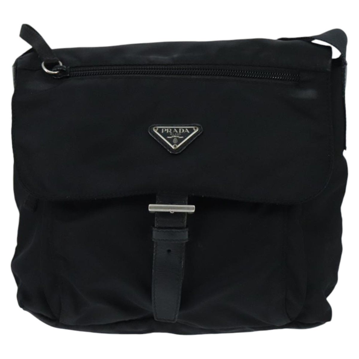 Prada Black Synthetic Shoulder Bag (Pre-Owned) Size ONE SIZE - 2 Thumbnail