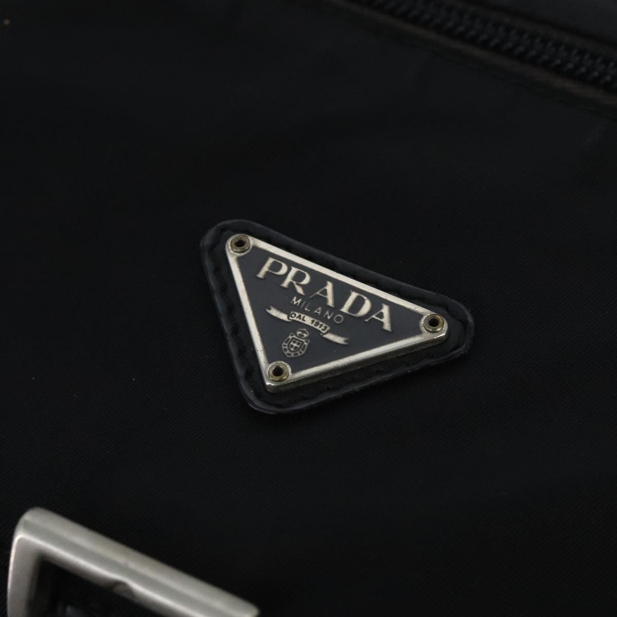 Prada Black Synthetic Shoulder Bag (Pre-Owned) Size ONE SIZE - 14 Thumbnail