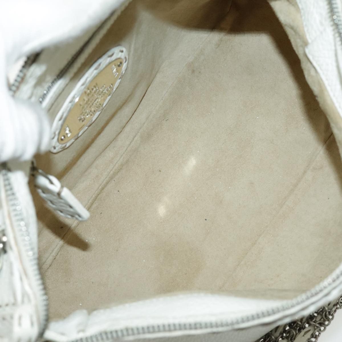 Fendi Selleria White Leather Handbag (Pre-Owned) Size ONE SIZE - 18 Thumbnail