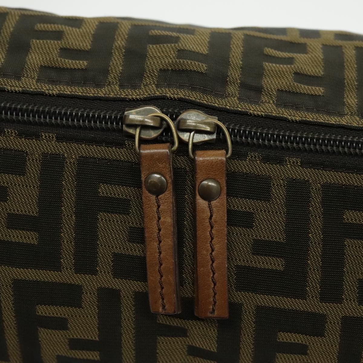 Fendi Zucca Brown Canvas Shoulder Bag (Pre-Owned) Size ONE SIZE - 7 Thumbnail