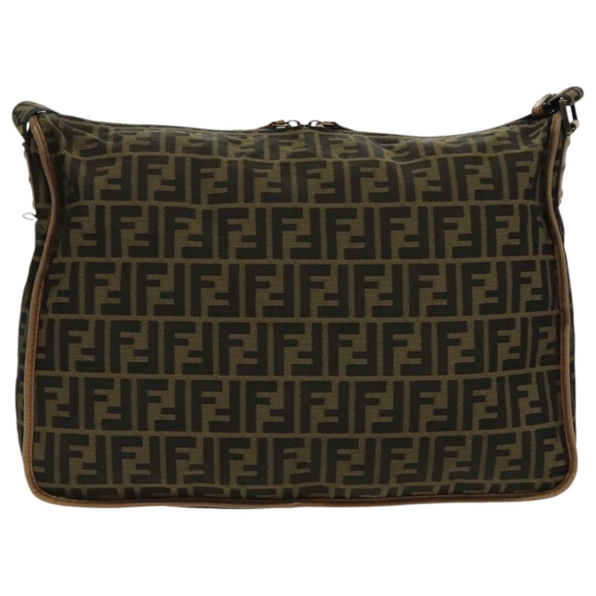 Fendi Zucca Brown Canvas Shoulder Bag (Pre-Owned) Size ONE SIZE - 2 Thumbnail