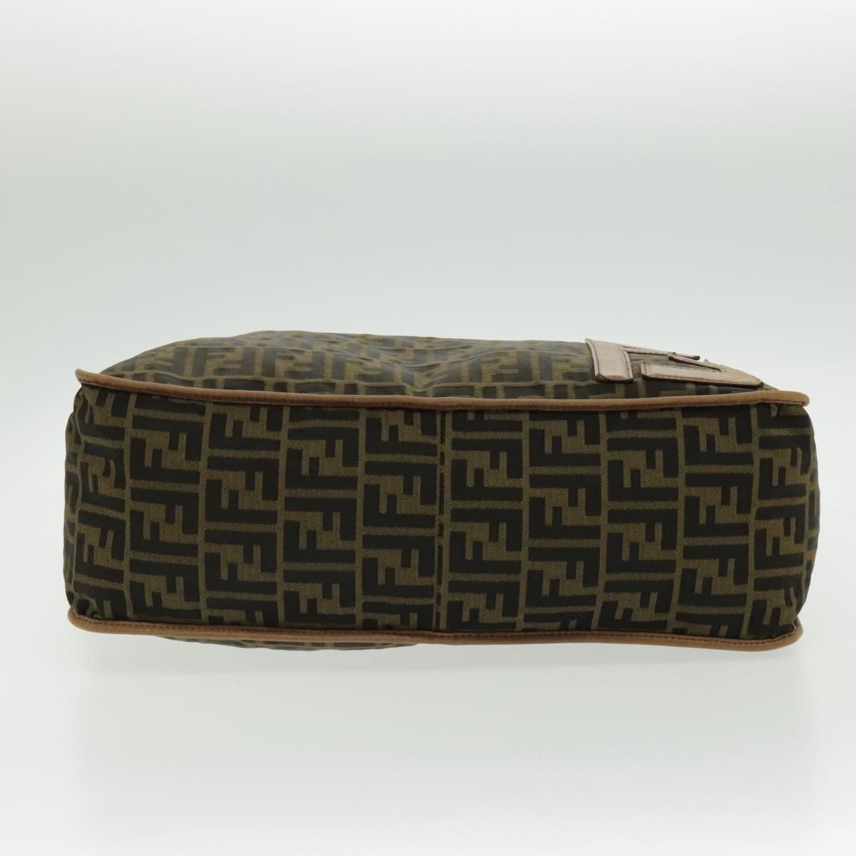 Fendi Zucca Brown Canvas Shoulder Bag (Pre-Owned) Size ONE SIZE - 5 Thumbnail