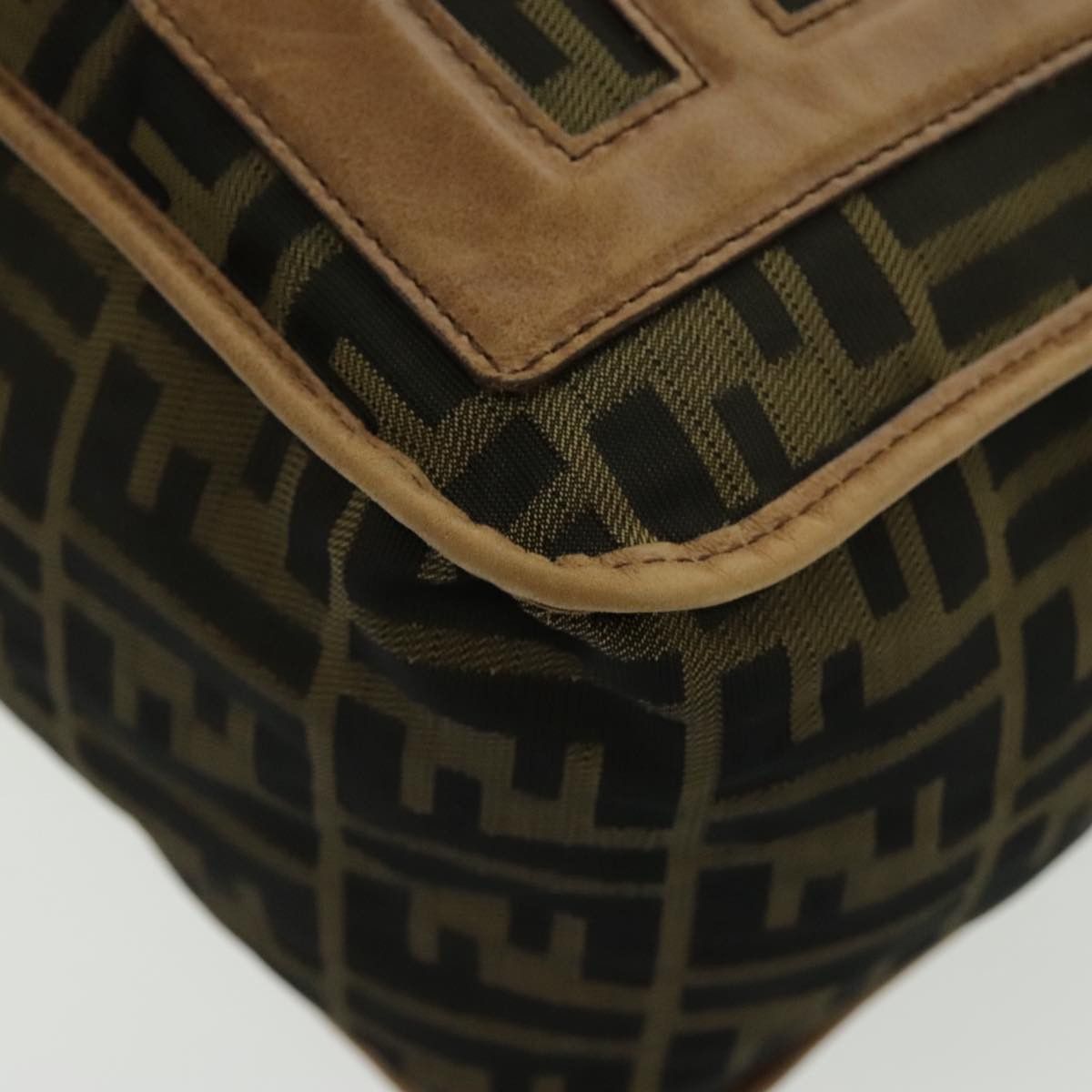 Fendi Zucca Brown Canvas Shoulder Bag (Pre-Owned) Size ONE SIZE - 16 Thumbnail