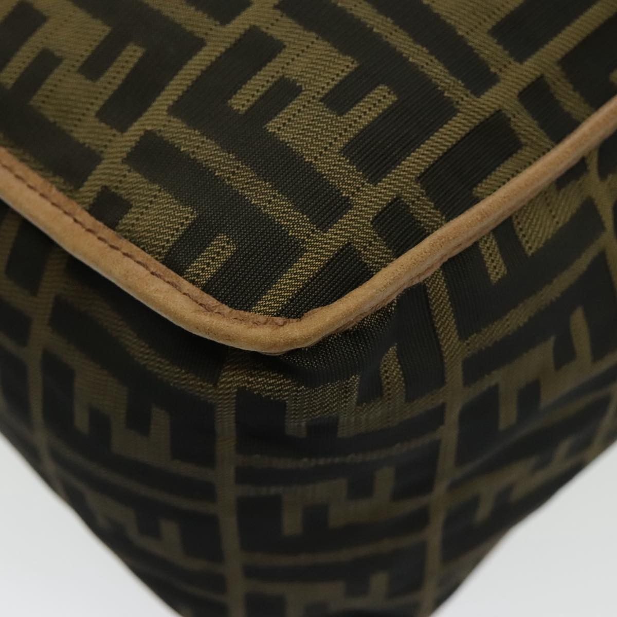 Fendi Zucca Brown Canvas Shoulder Bag (Pre-Owned) Size ONE SIZE - 17 Thumbnail