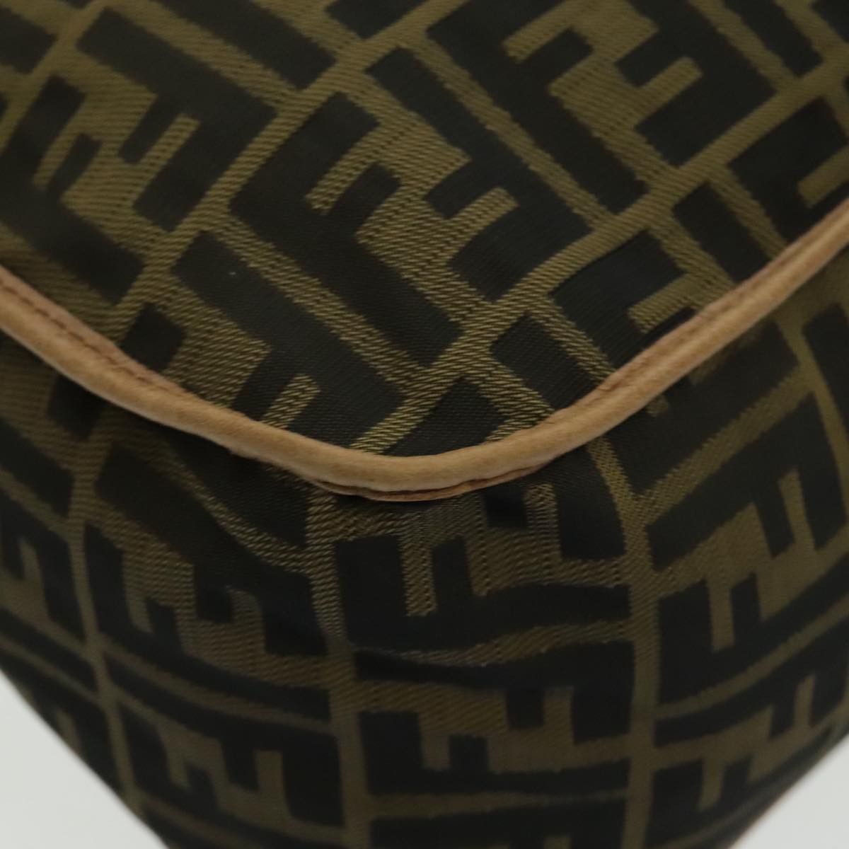 Fendi Zucca Brown Canvas Shoulder Bag (Pre-Owned) Size ONE SIZE - 15 Thumbnail