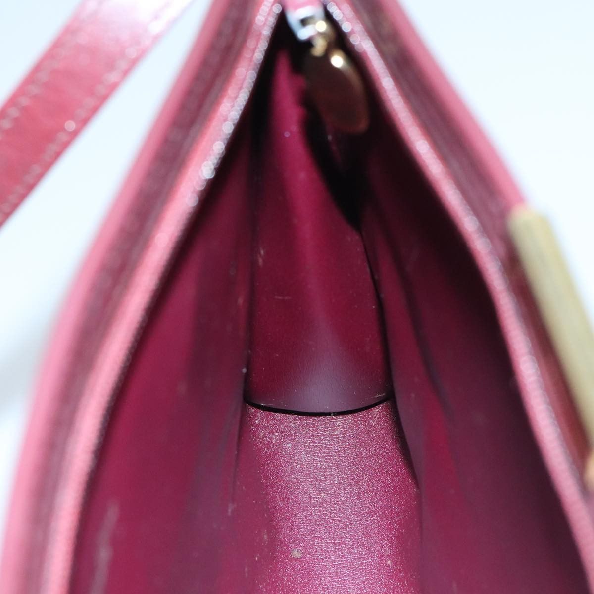 Dior Burgundy Synthetic Shoulder Bag (Pre-Owned) Size ONE SIZE - 10 Thumbnail