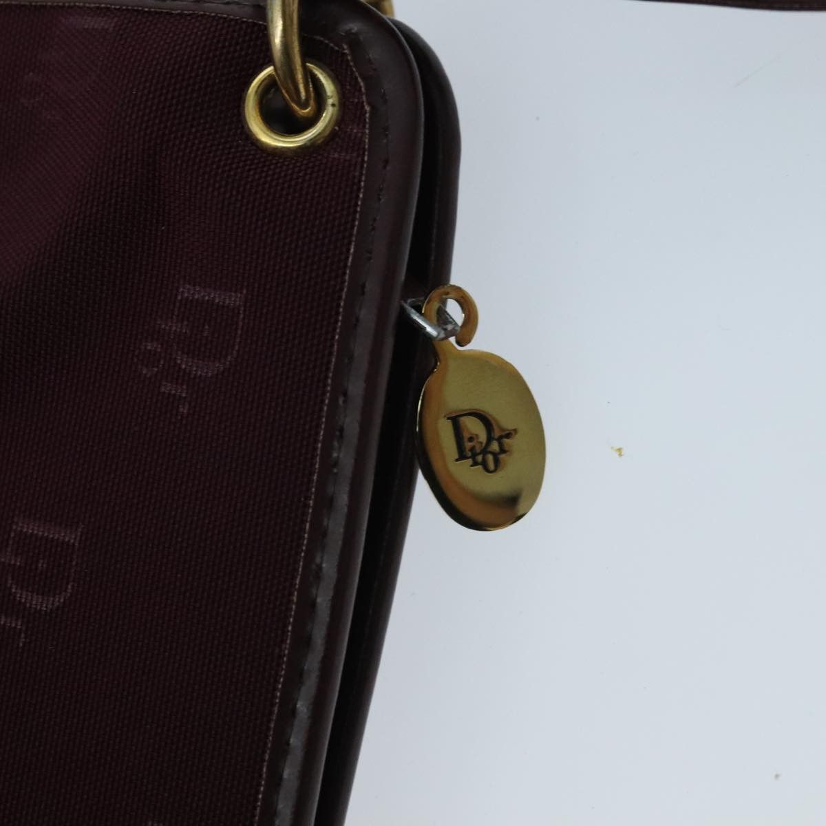 Dior Burgundy Synthetic Shoulder Bag (Pre-Owned) Size ONE SIZE - 12 Thumbnail