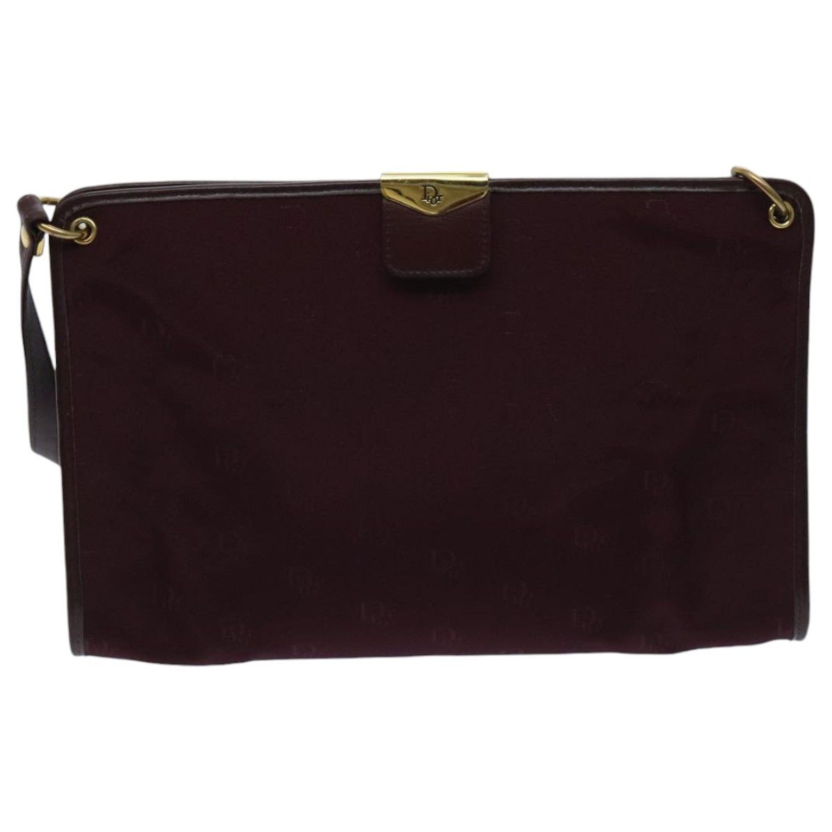 Dior Burgundy Synthetic Shoulder Bag (Pre-Owned) Size ONE SIZE - 20 Thumbnail