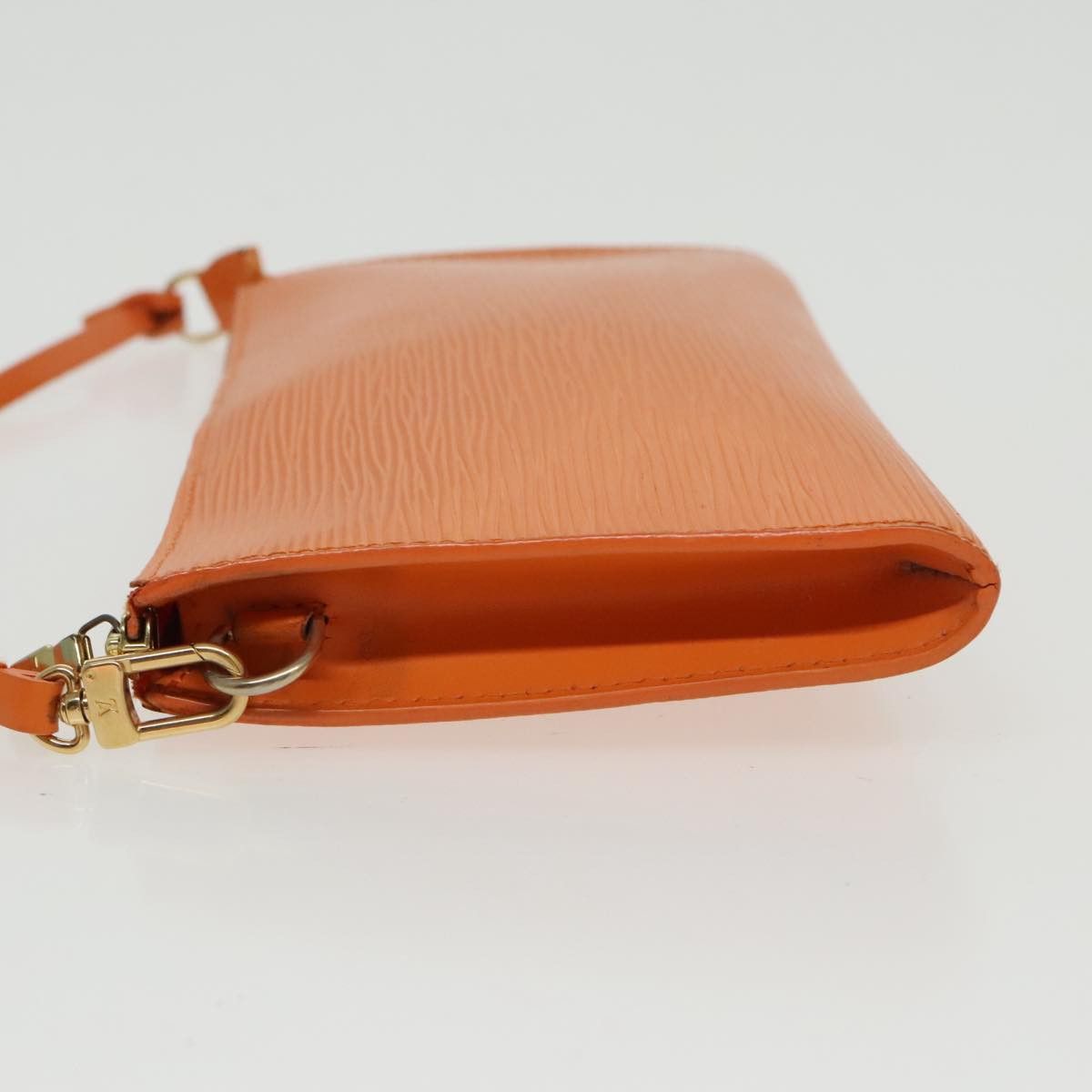 Louis Vuitton Pochette Accessoire Orange Leather Clutch Bag (Pre-Owned) Size ONE SIZE - 4 Thumbnail
