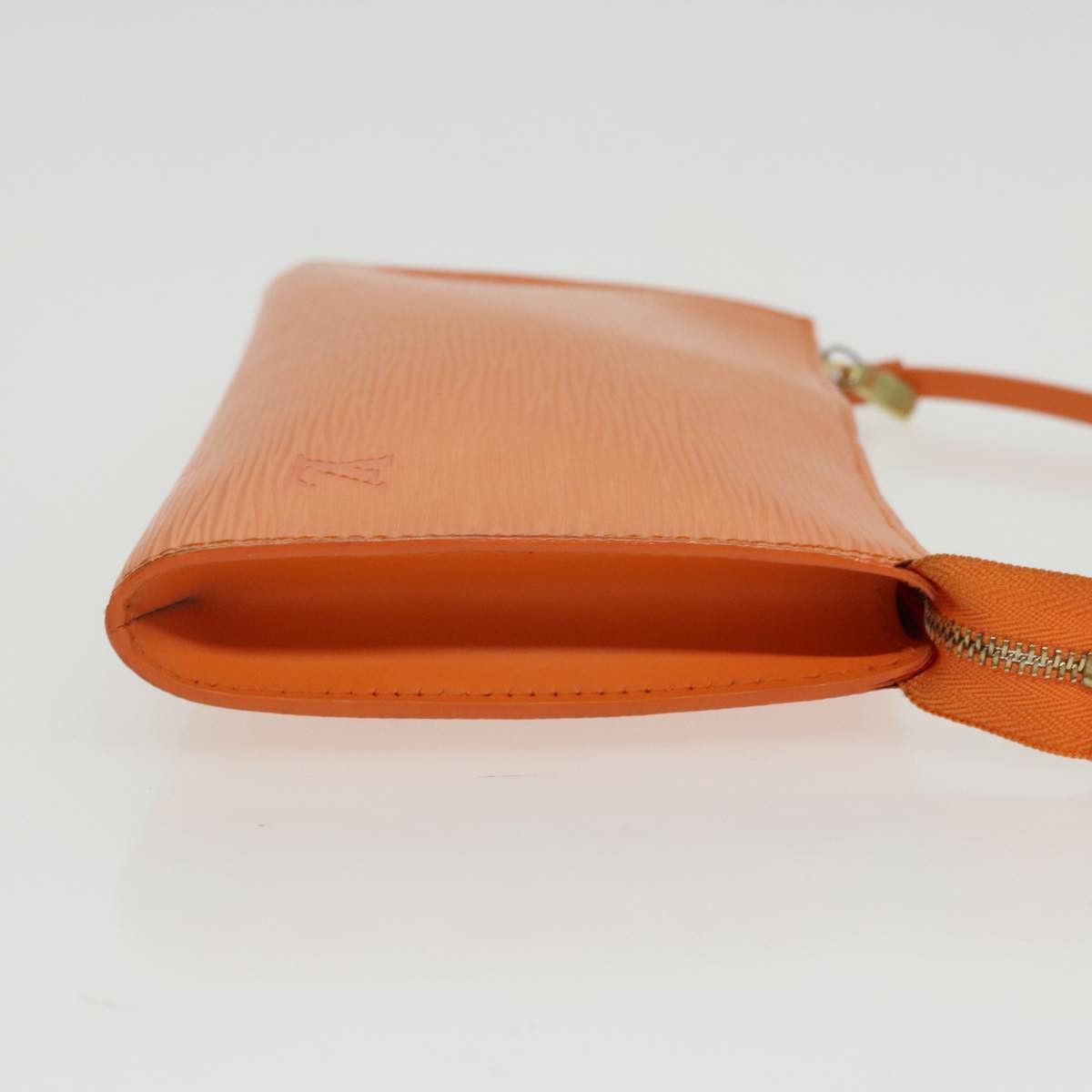Louis Vuitton Pochette Accessoire Orange Leather Clutch Bag (Pre-Owned) Size ONE SIZE - 3 Thumbnail