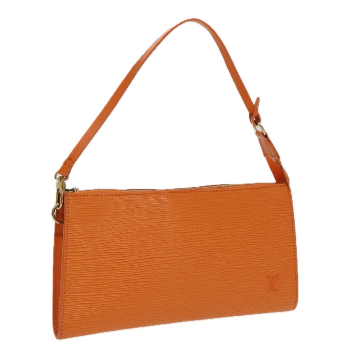 Louis Vuitton Pochette Accessoire Orange Leather Clutch Bag (Pre-Owned) Size ONE SIZE - 15 Thumbnail