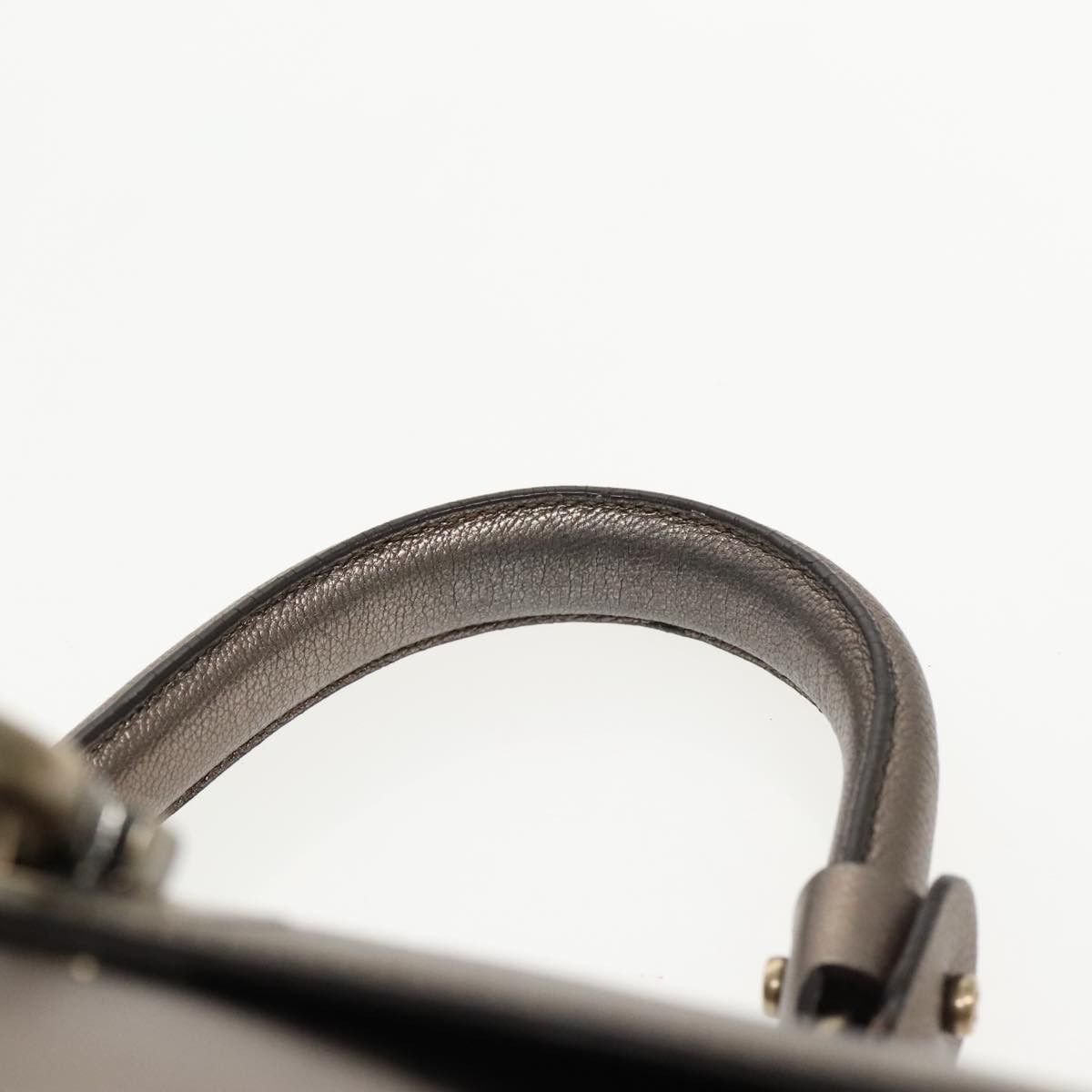 Salvatore Ferragamo Gancini Gold Leather Handbag (Pre-Owned) Size ONE SIZE - 8 Thumbnail