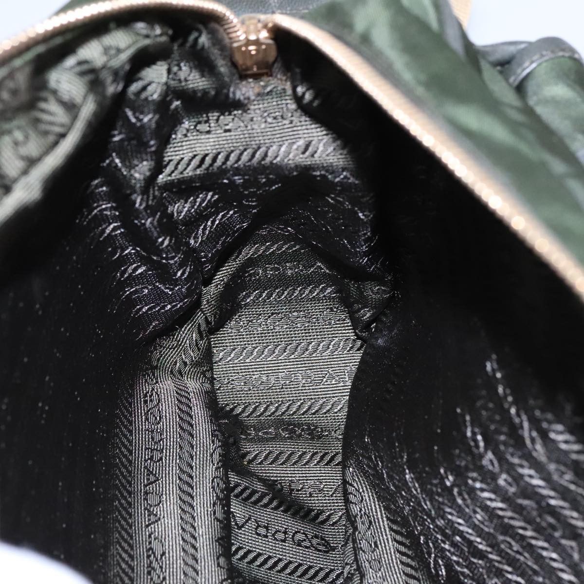 Prada Khaki Synthetic Shoulder Bag (Pre-Owned) Size ONE SIZE - 18 Thumbnail