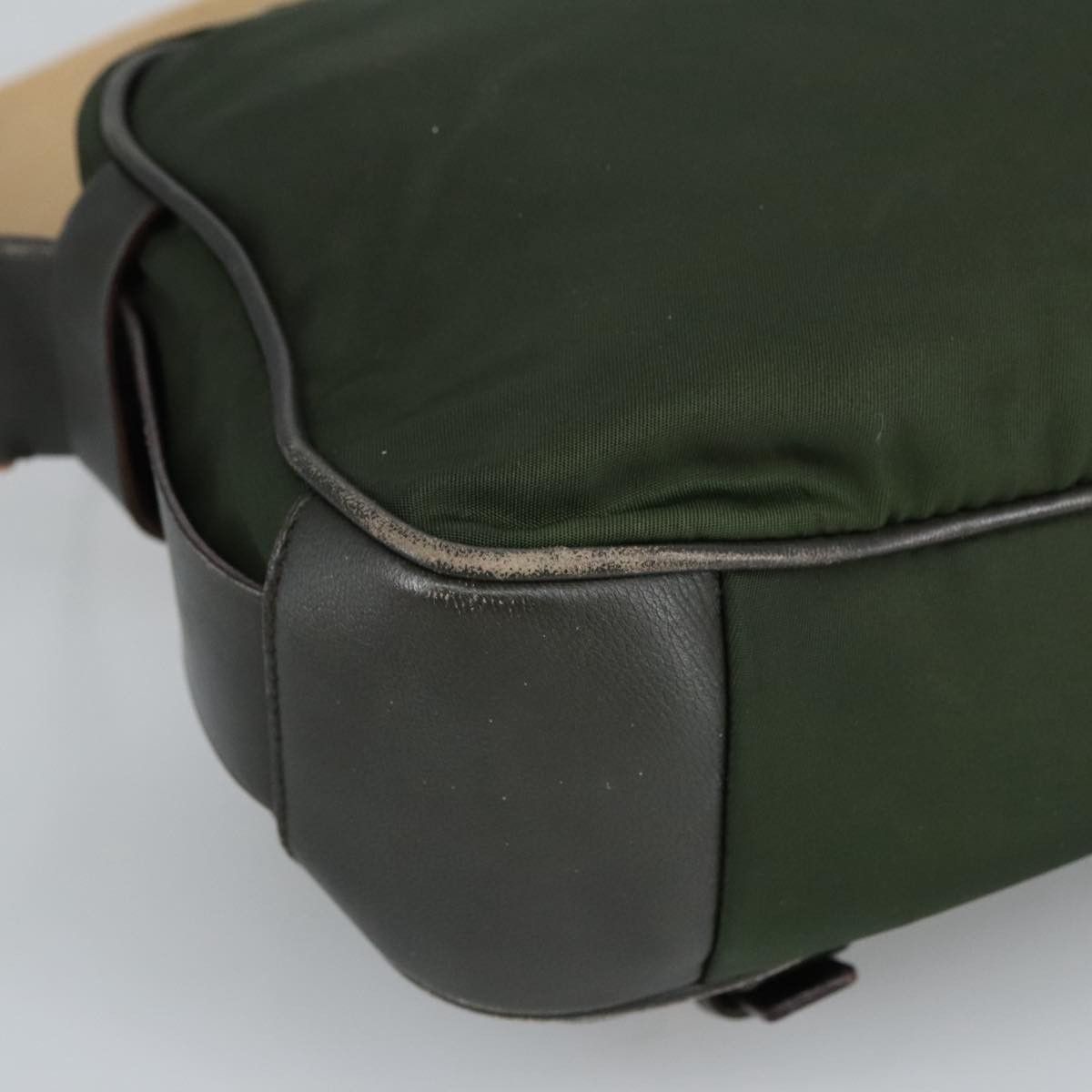 Prada Khaki Synthetic Shoulder Bag (Pre-Owned) Size ONE SIZE - 12 Thumbnail