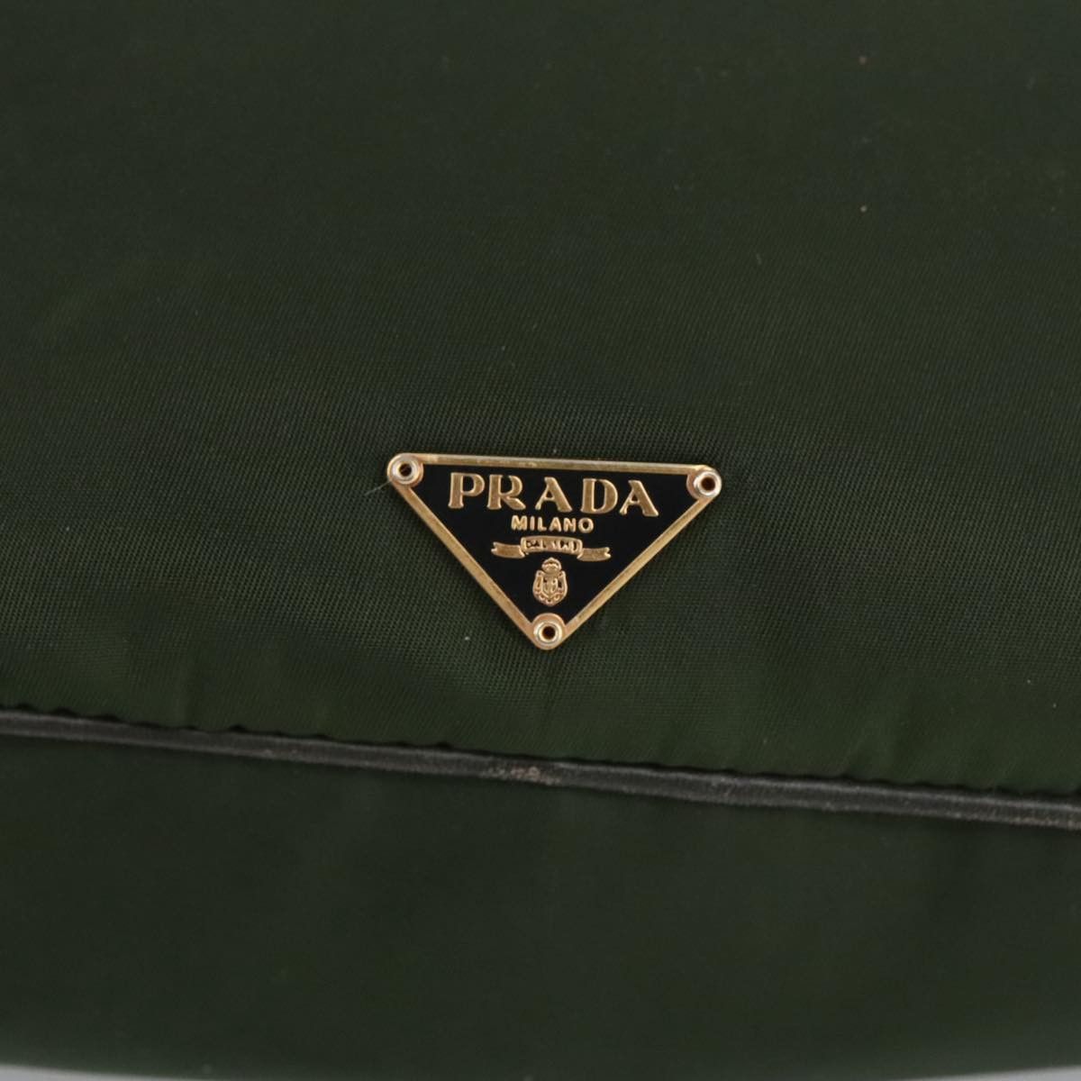 Prada Khaki Synthetic Shoulder Bag (Pre-Owned) Size ONE SIZE - 13 Thumbnail