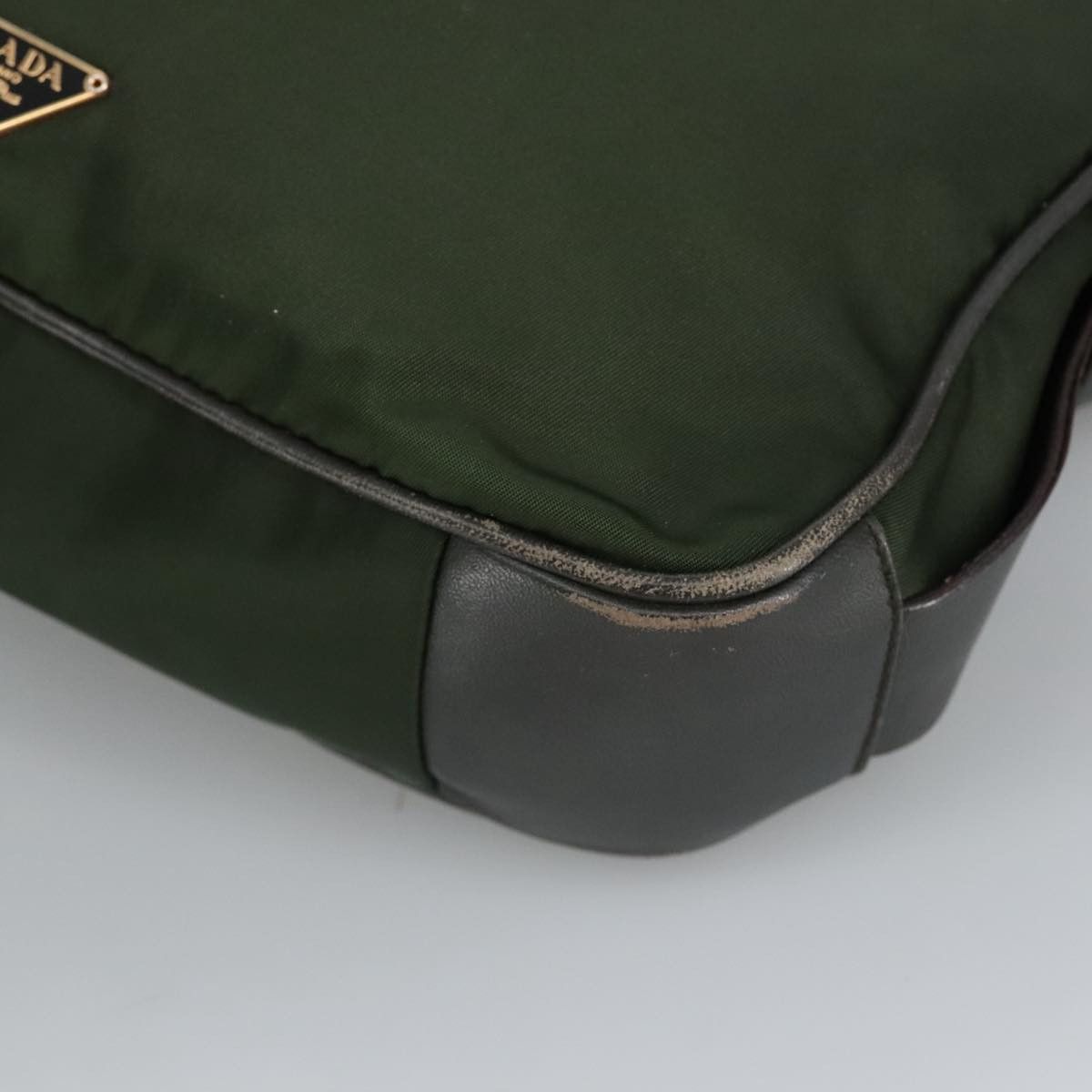 Prada Khaki Synthetic Shoulder Bag (Pre-Owned) Size ONE SIZE - 11 Thumbnail
