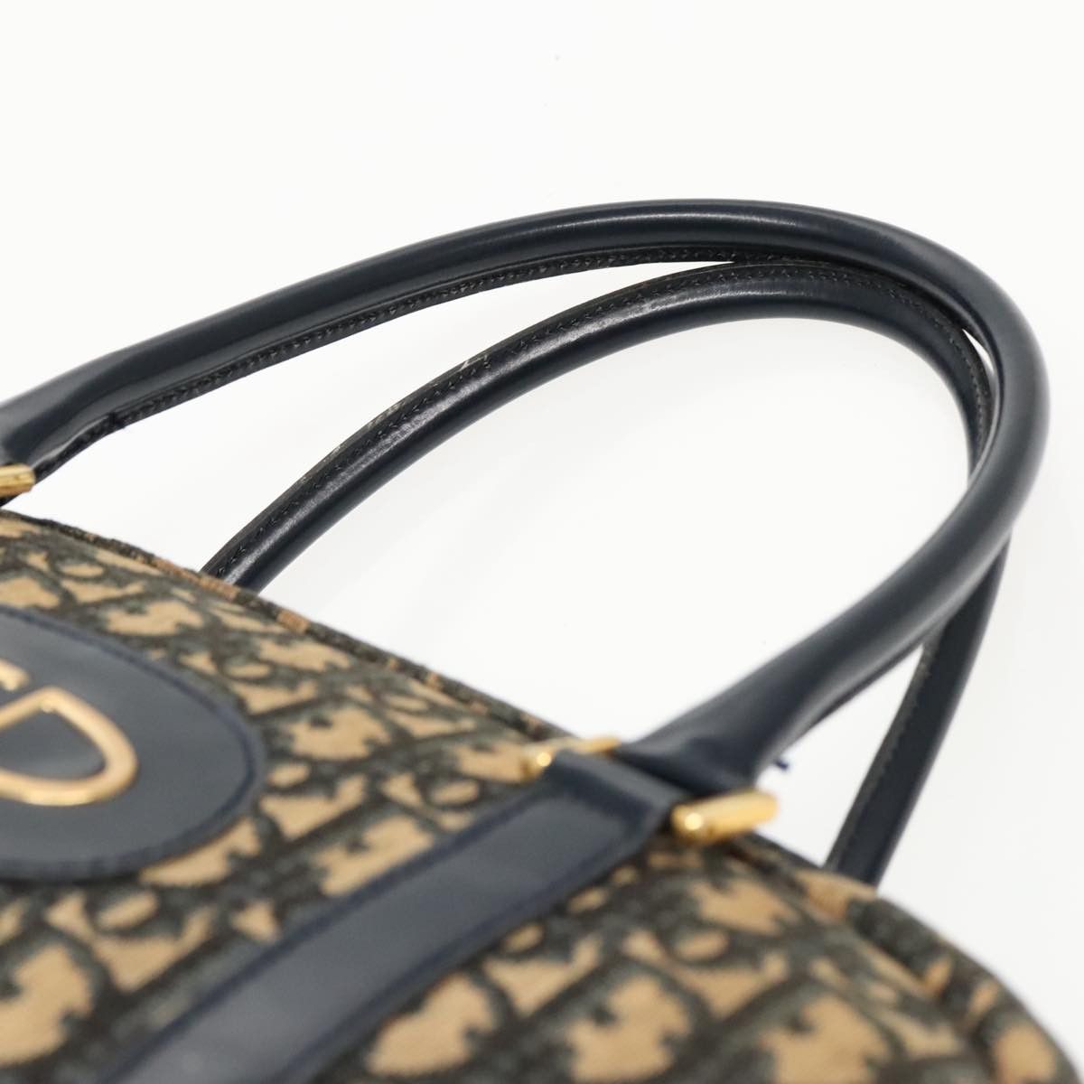 Dior Bowling Beige Canvas Handbag (Pre-Owned) Size ONE SIZE - 16 Thumbnail