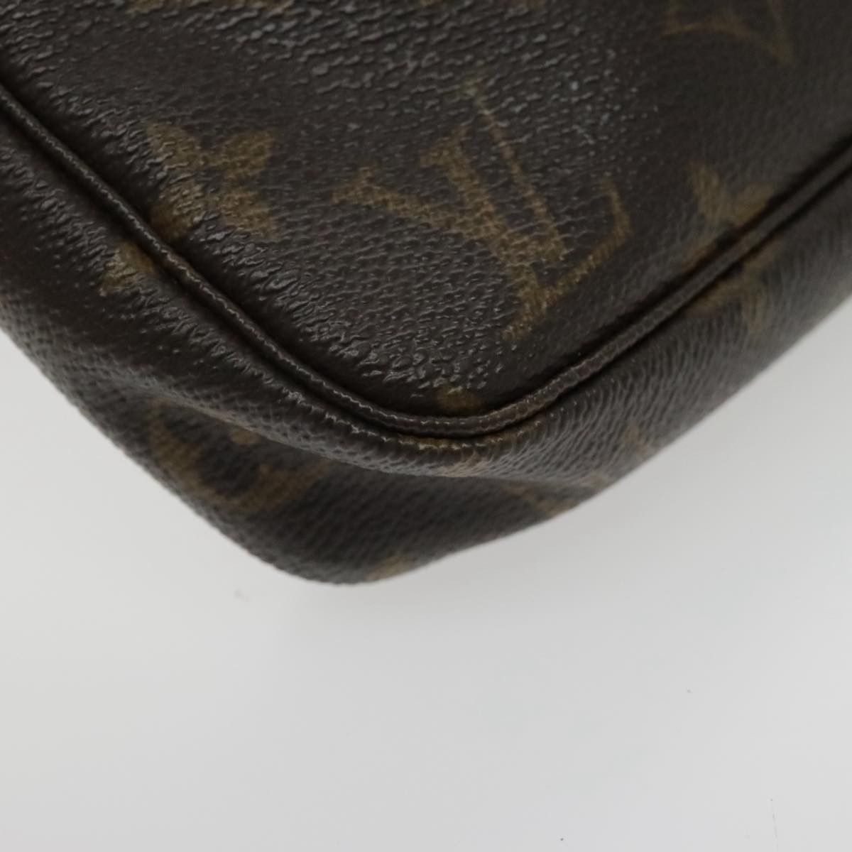 Louis Vuitton Pochette Accessoire Brown Canvas Clutch Bag (Pre-Owned) Size ONE SIZE - 7 Thumbnail