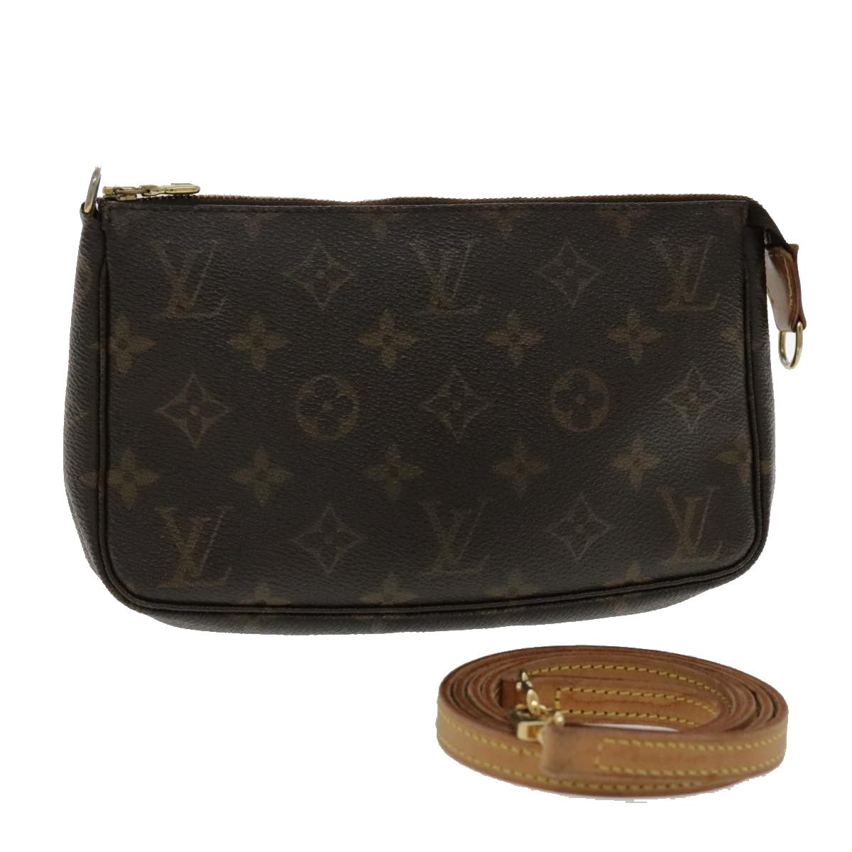 Louis Vuitton Pochette Accessoire Brown Canvas Clutch Bag (Pre-Owned) Size ONE SIZE - 17 Thumbnail