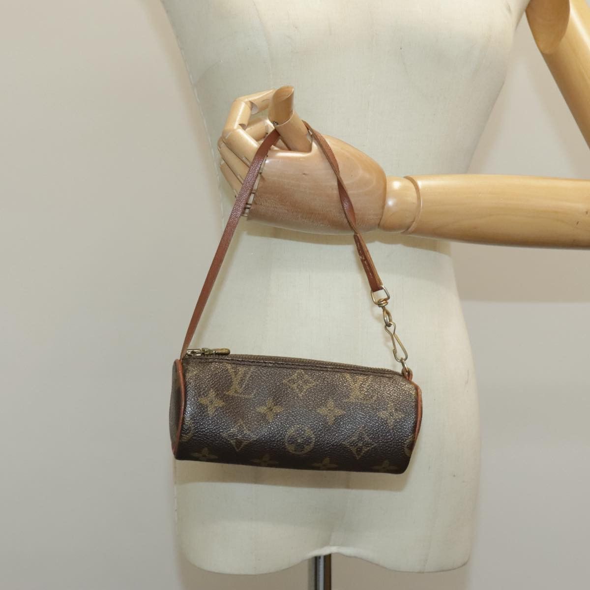 Louis Vuitton Mini Baby Papillon Brown Canvas Clutch Bag (Pre-Owned) Size ONE SIZE - 17 Thumbnail