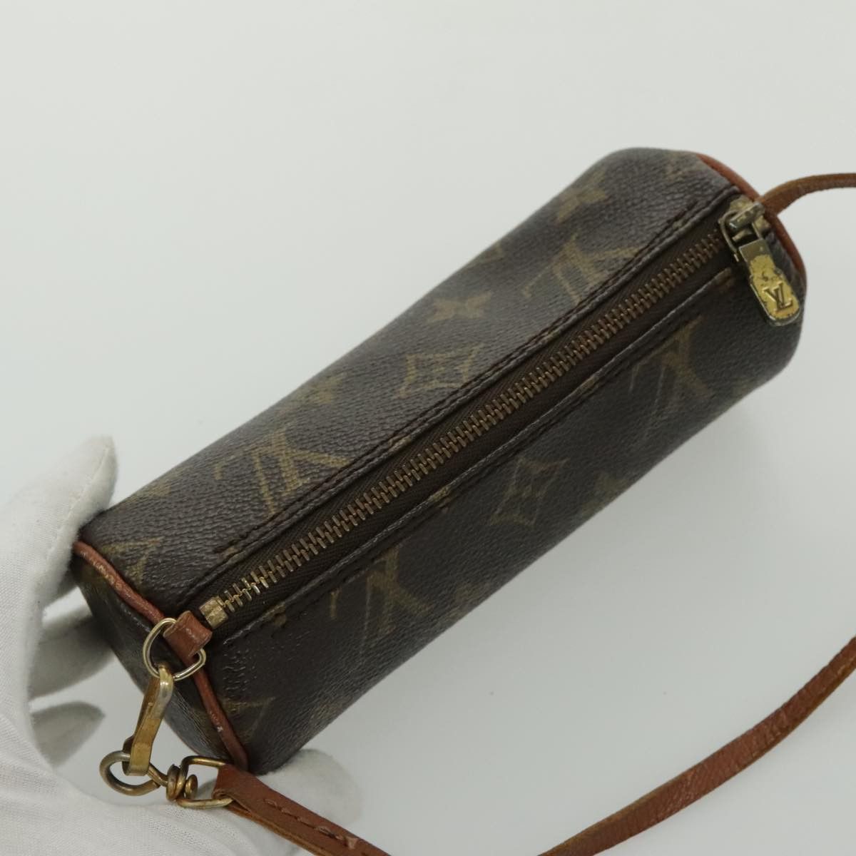 Louis Vuitton Mini Baby Papillon Brown Canvas Clutch Bag (Pre-Owned) Size ONE SIZE - 13 Thumbnail