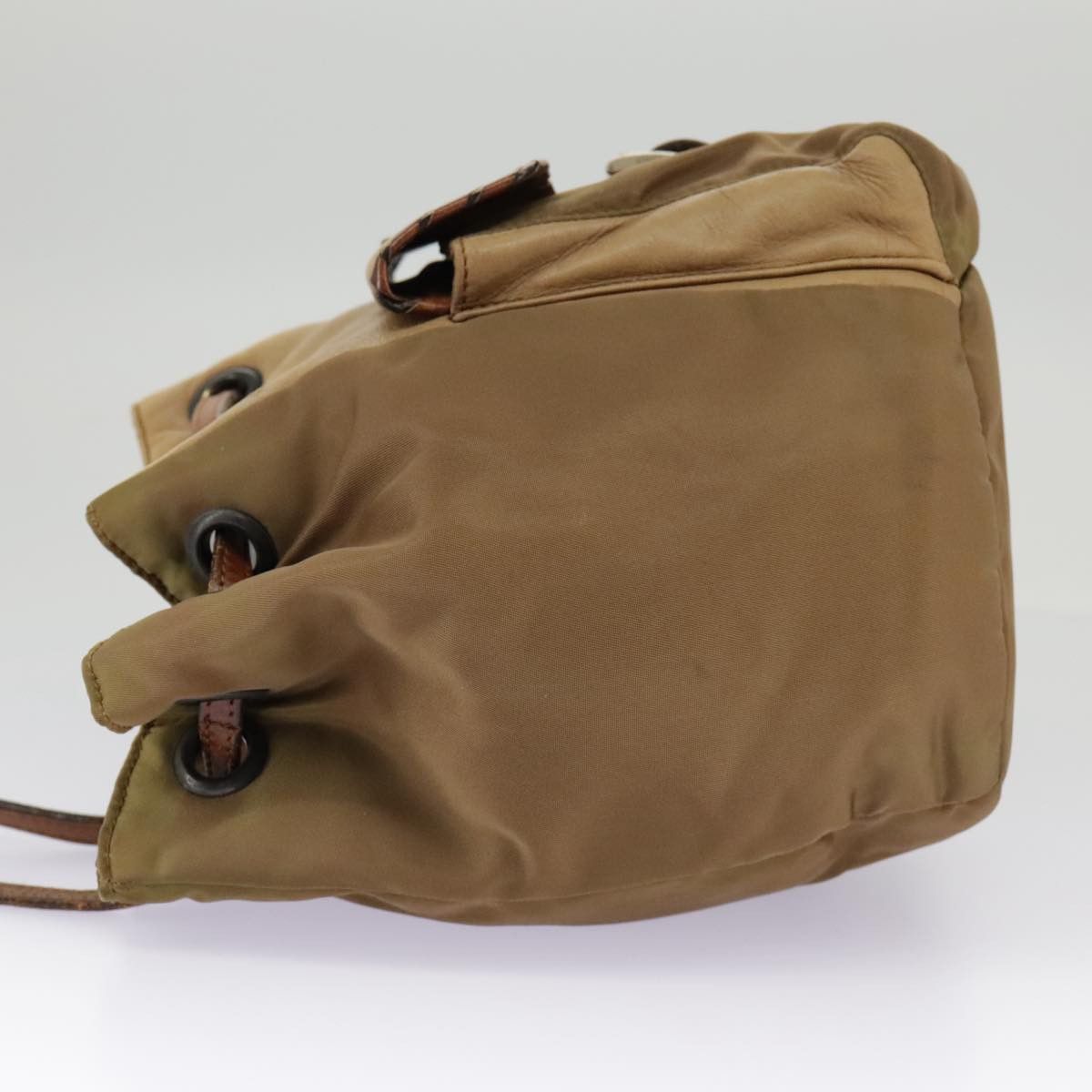 Prada Khaki Synthetic Shoulder Bag (Pre-Owned) Size ONE SIZE - 4 Thumbnail