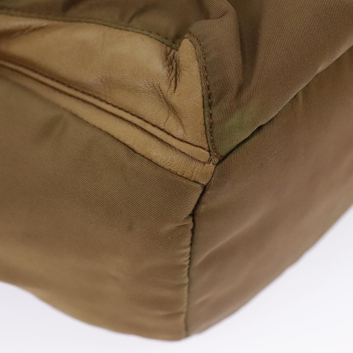 Prada Khaki Synthetic Shoulder Bag (Pre-Owned) Size ONE SIZE - 10 Thumbnail