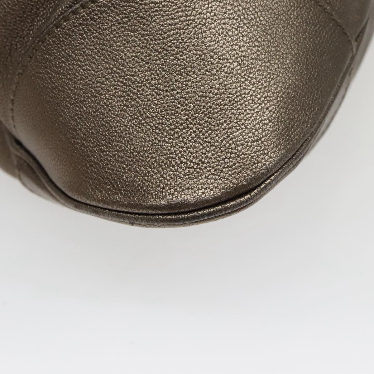 Salvatore Ferragamo Gancini Silver Leather Shopper Bag (Pre-Owned) Size ONE SIZE - 8 Thumbnail