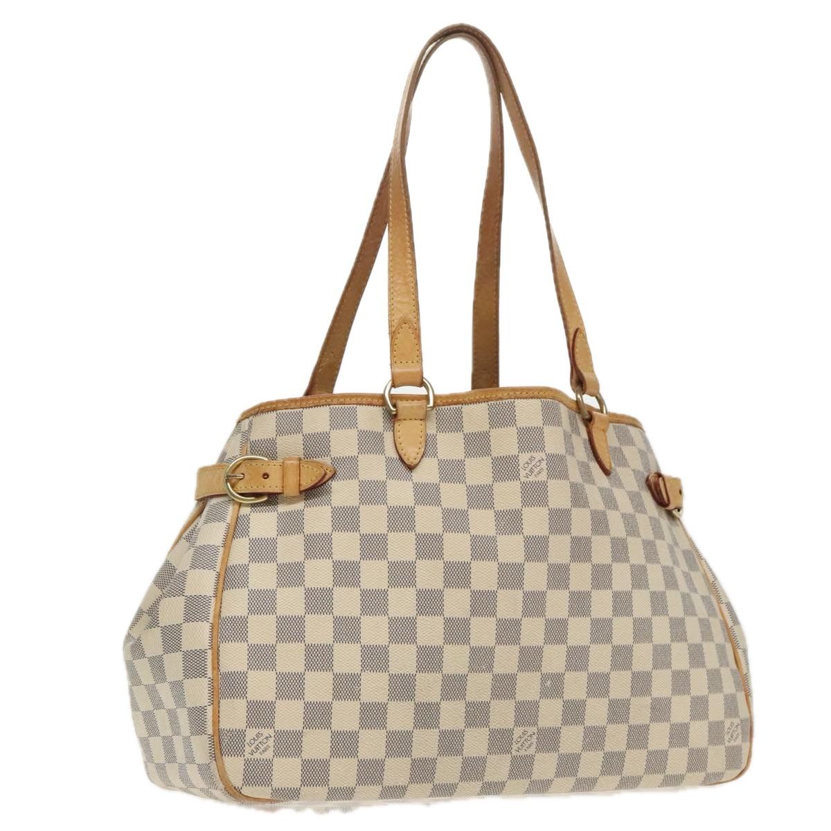 Louis Vuitton Batignolles Horizontal White Canvas Tote Bag (Pre-Owned) Size ONE SIZE - 19 Thumbnail