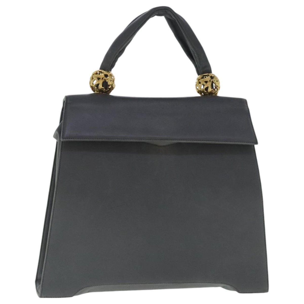 Salvatore Ferragamo Grey Leather Handbag (Pre-Owned) Size ONE SIZE - 15 Thumbnail