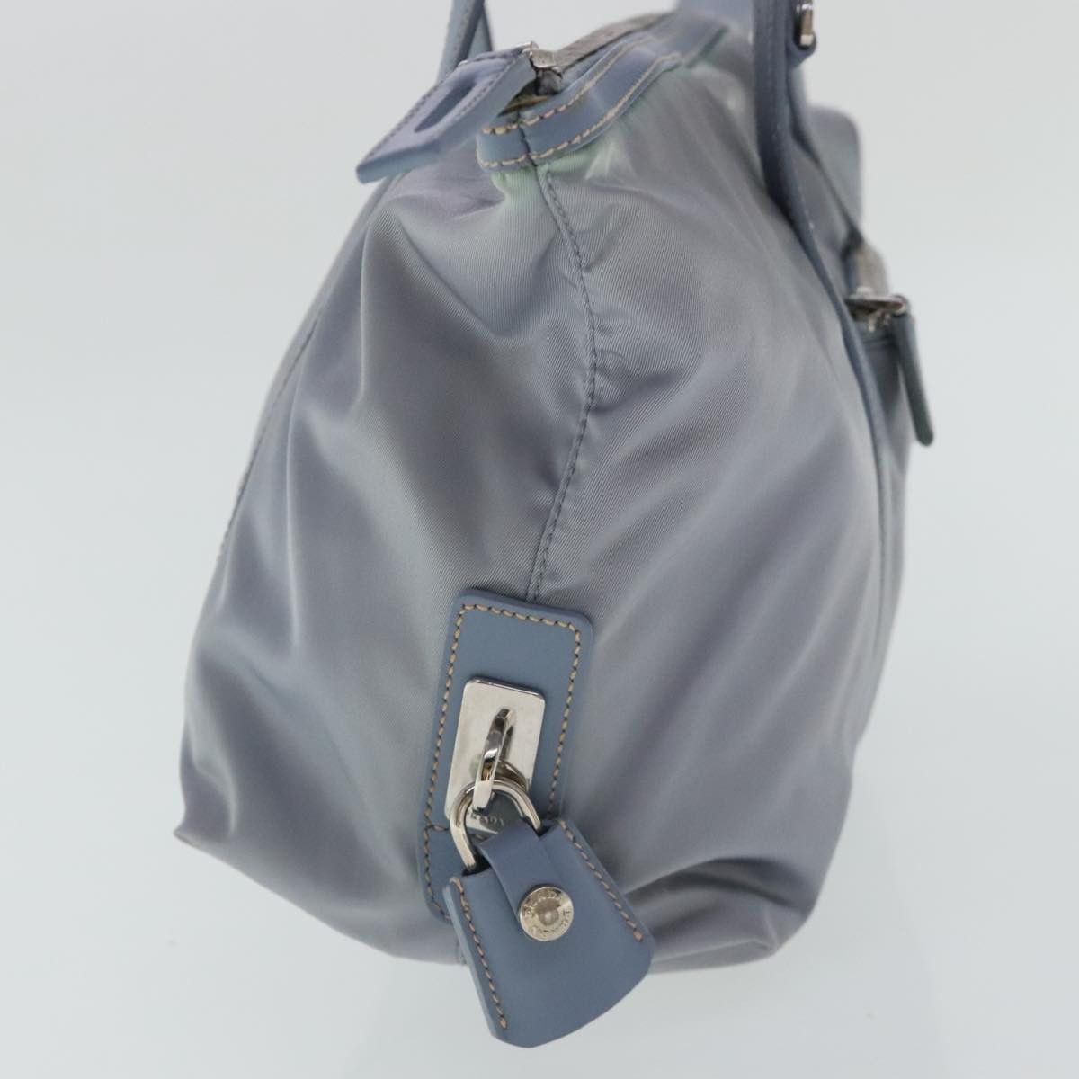 Prada Blue Synthetic Tote Bag (Pre-Owned) Size ONE SIZE - 3 Thumbnail