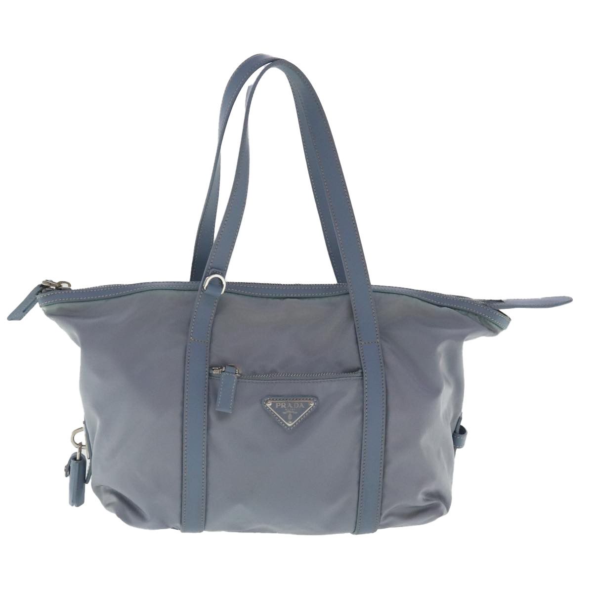 Prada Blue Synthetic Tote Bag (Pre-Owned) Size ONE SIZE - 18 Thumbnail