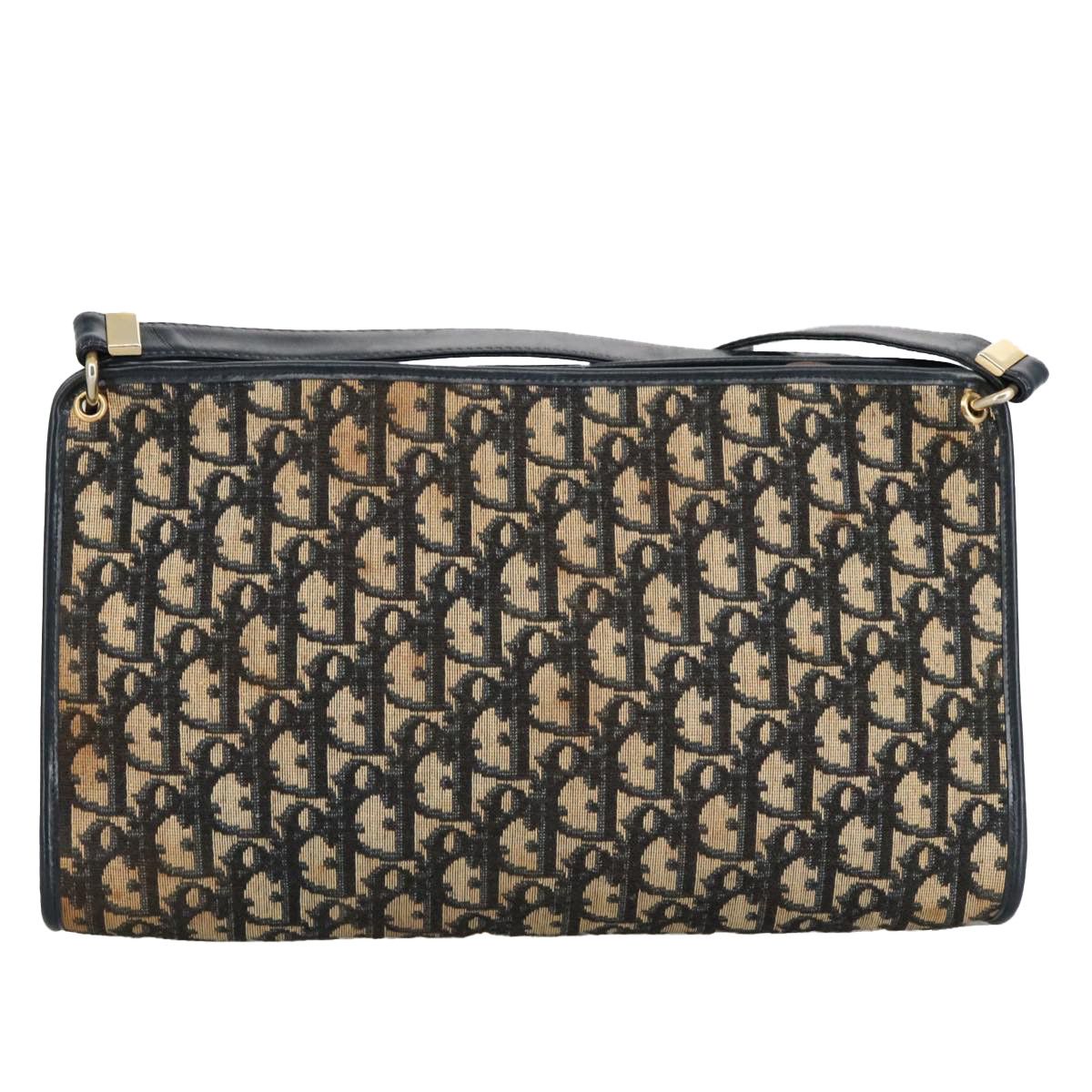 Dior Trotter Brown Canvas Shoulder Bag (Pre-Owned) Size ONE SIZE - 2 Thumbnail