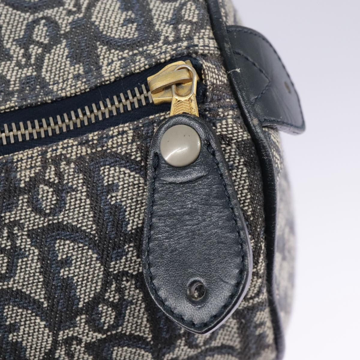 Dior Trotter Navy Canvas Travel Bag (Pre-Owned) Size ONE SIZE - 15 Thumbnail