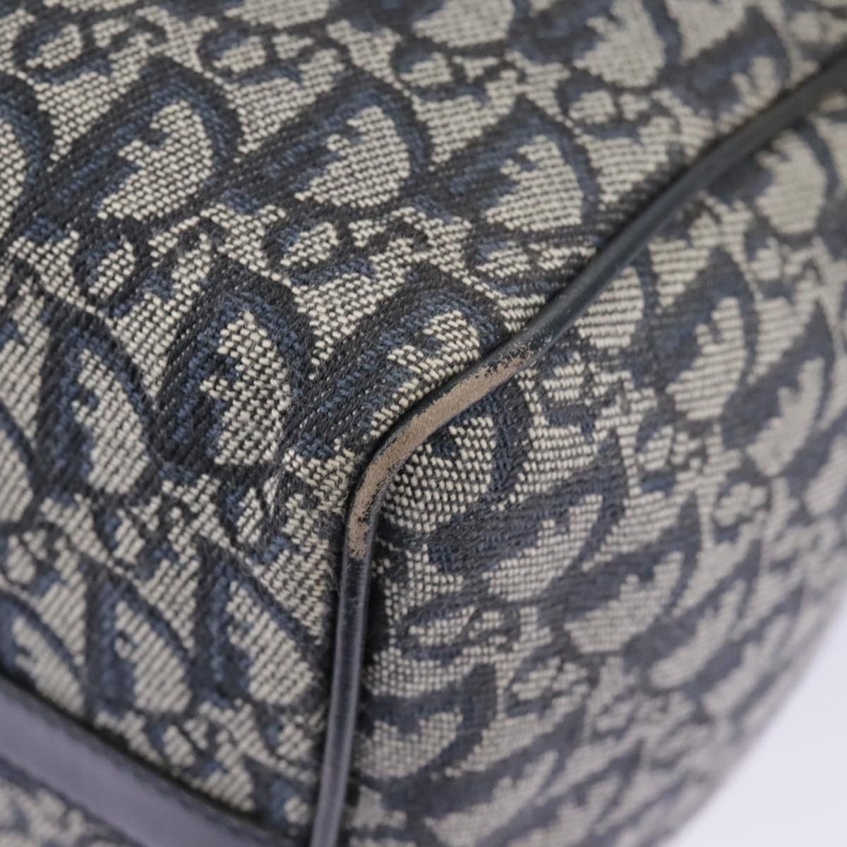Dior Trotter Navy Canvas Travel Bag (Pre-Owned) Size ONE SIZE - 13 Thumbnail