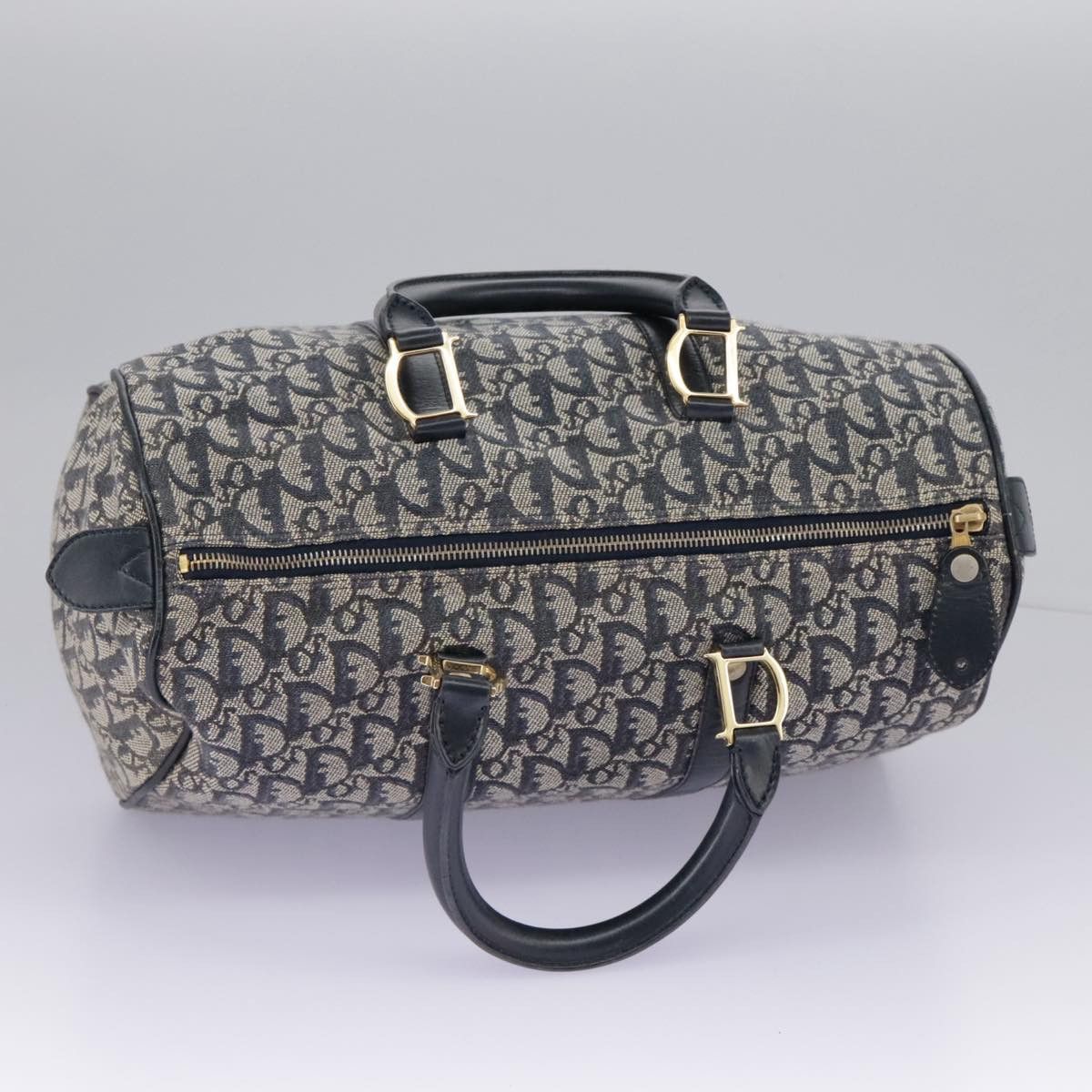 Dior Trotter Navy Canvas Travel Bag (Pre-Owned) Size ONE SIZE - 6 Thumbnail