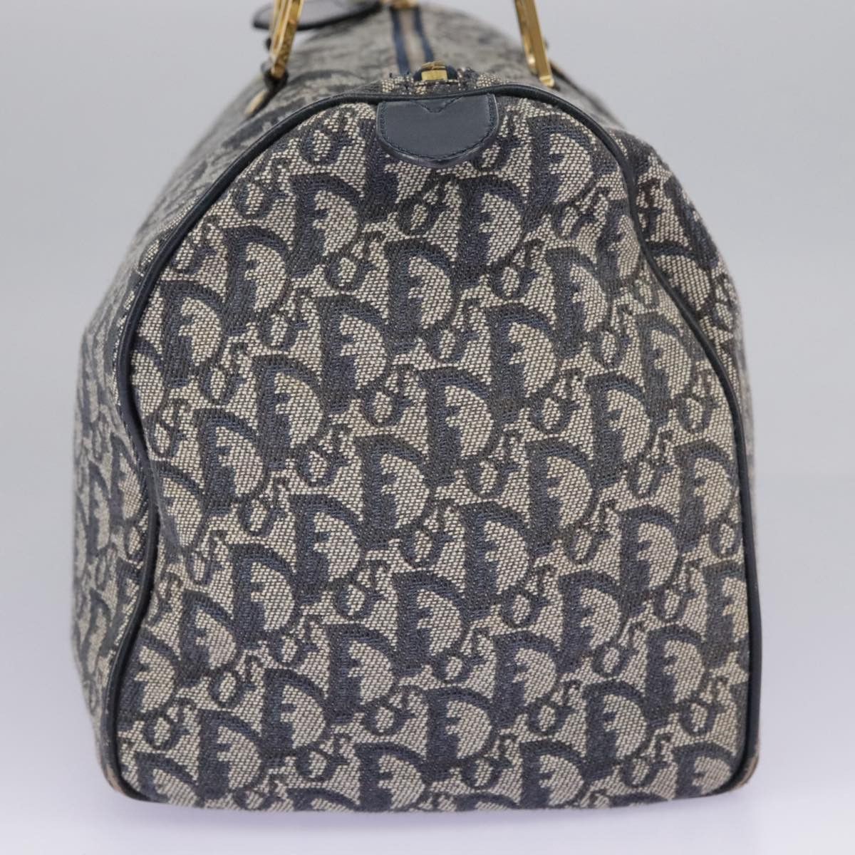 Dior Trotter Navy Canvas Travel Bag (Pre-Owned) Size ONE SIZE - 4 Thumbnail