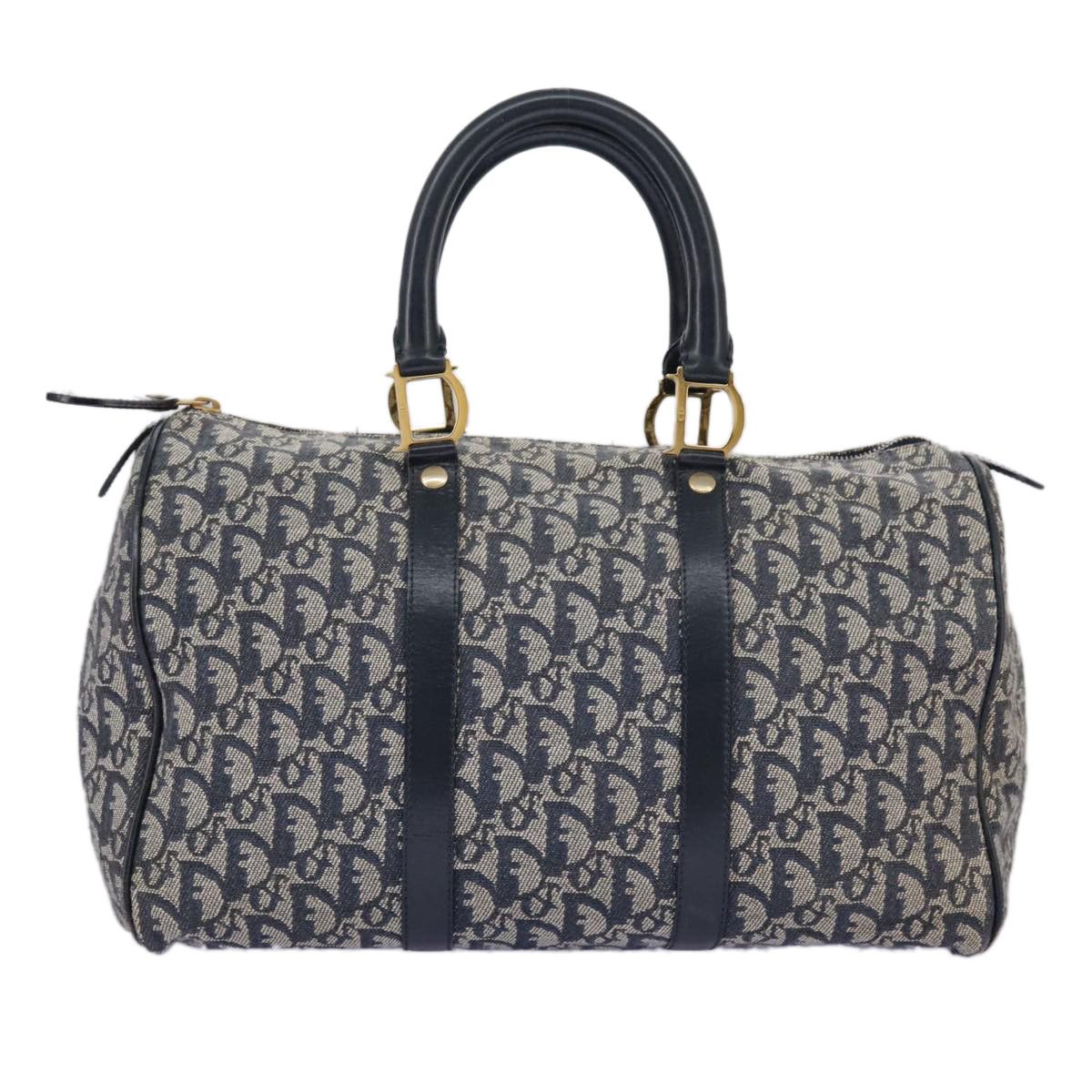 Dior Trotter Navy Canvas Travel Bag (Pre-Owned) Size ONE SIZE - 2 Thumbnail