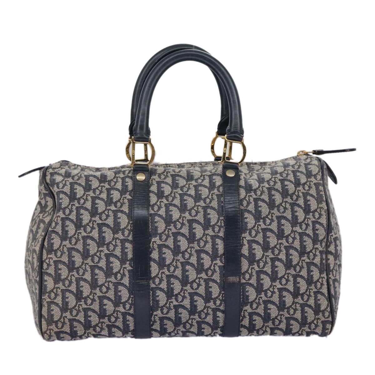 Dior Trotter Navy Canvas Travel Bag (Pre-Owned) Size ONE SIZE - 3 Thumbnail